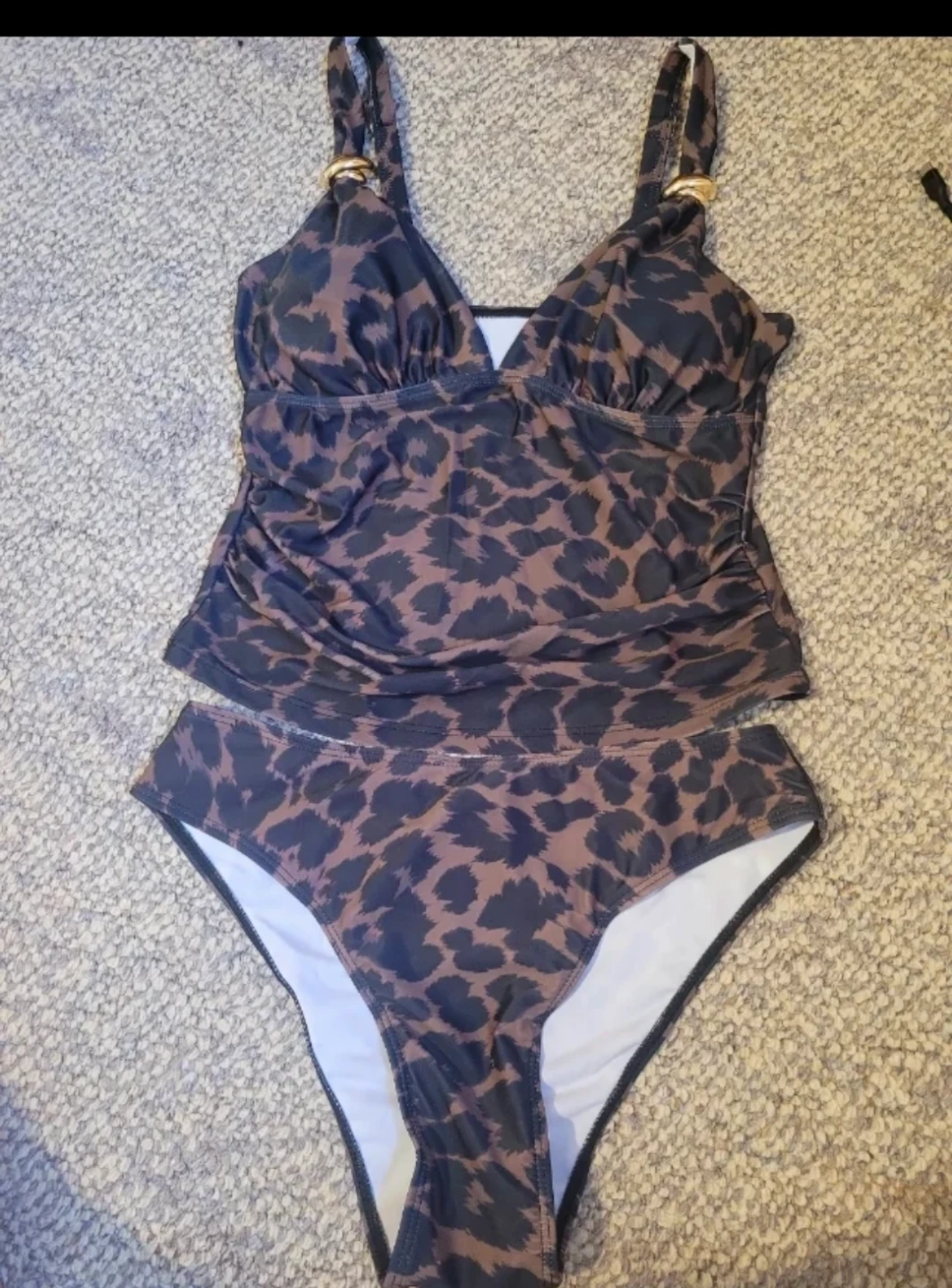 Leopard Print Tankini Swimsuit - photo 2