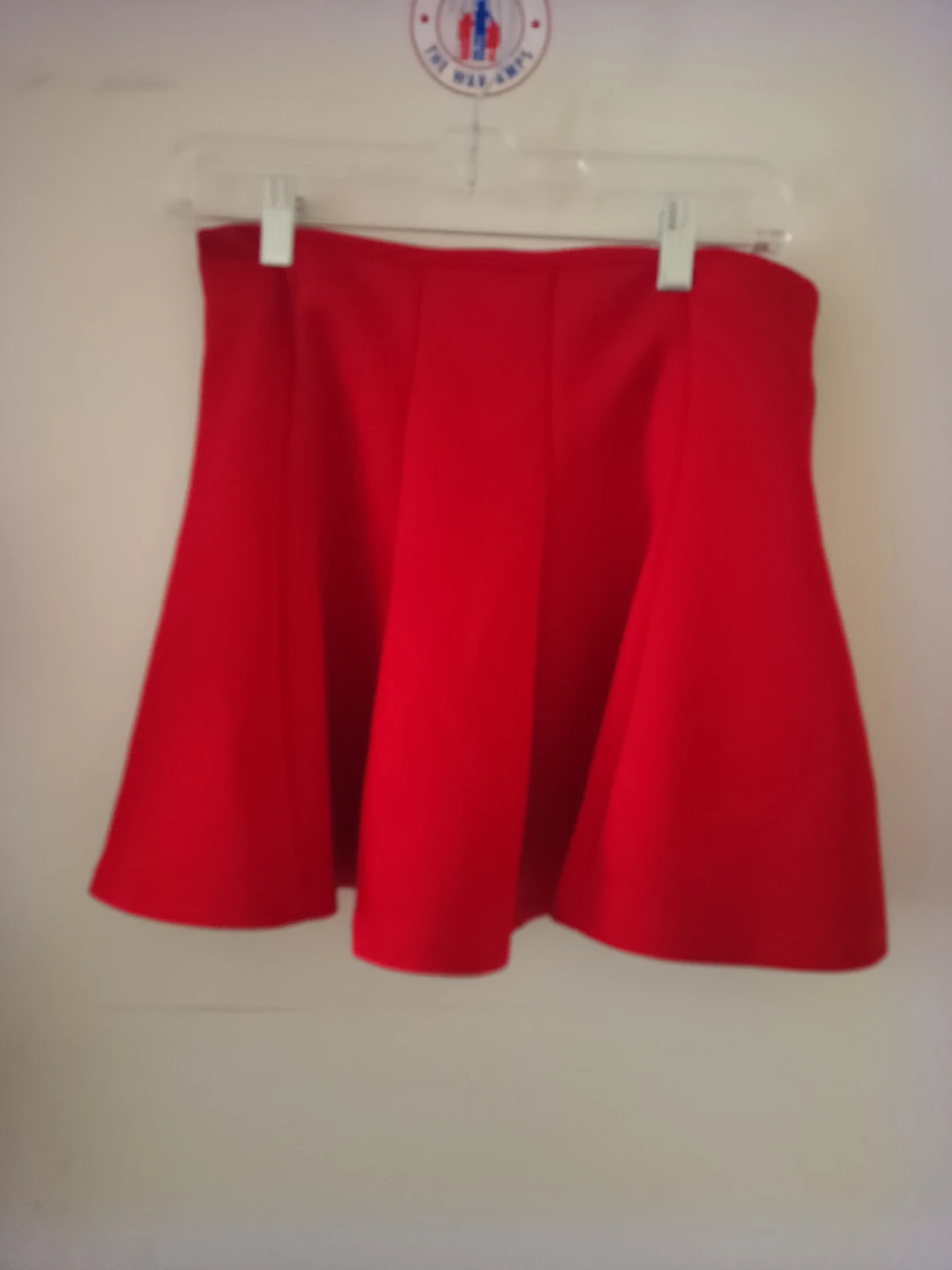 Streetwear Society Red Skater Skirt