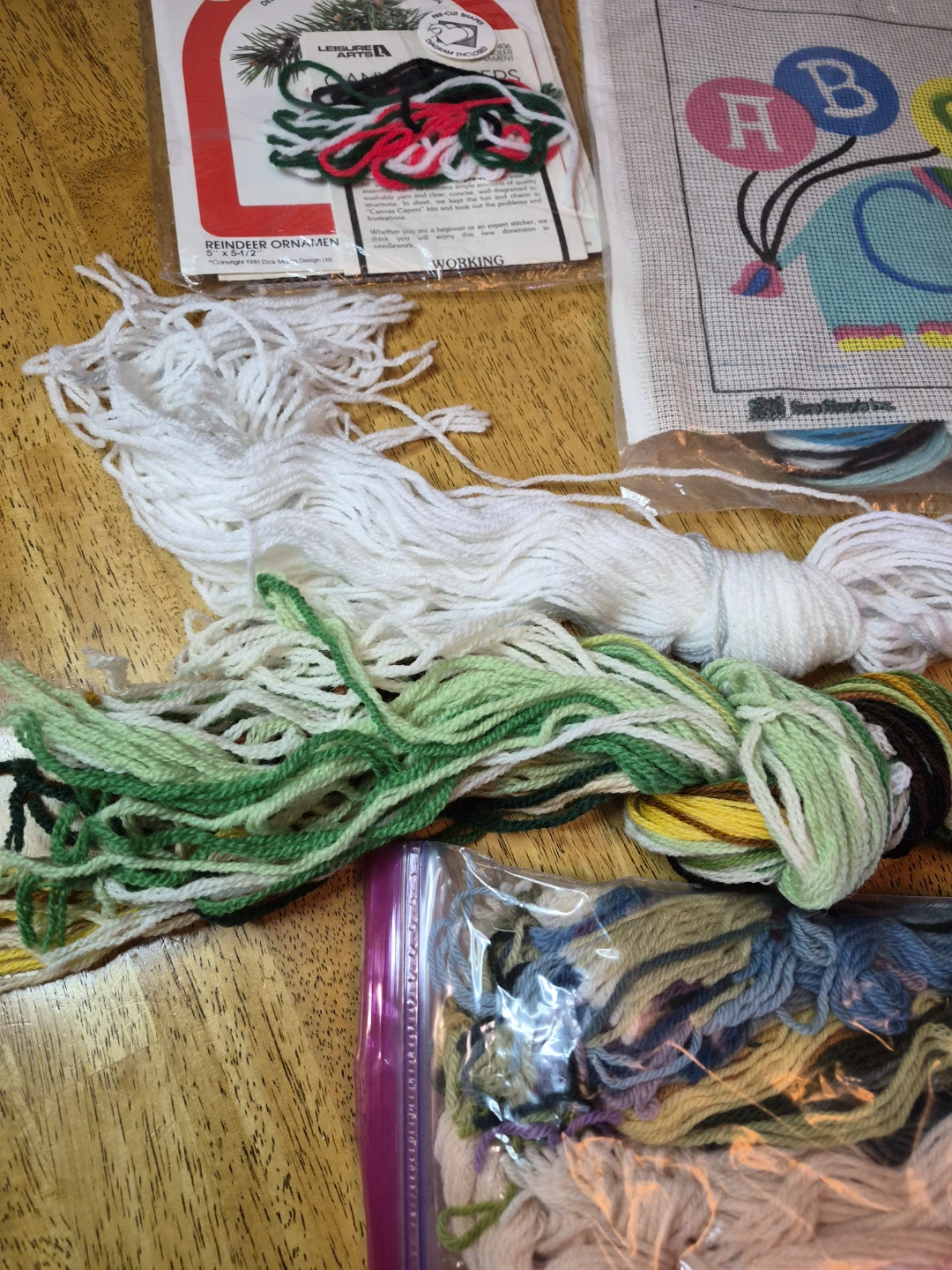 Large Misc. Lot of Needlepoint Kits etc. Brand New Leftovers... - photo 2