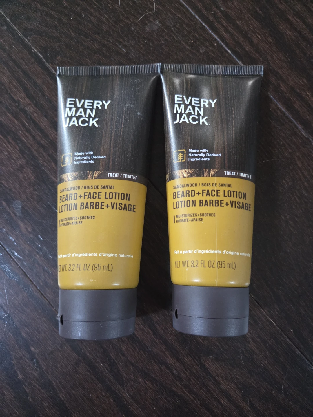 Every Man Jack Beard + Face Lotion 2 x 3.2 oz