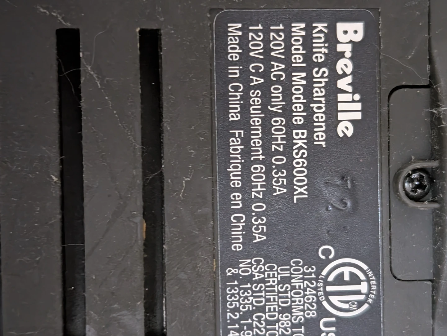 Breville ikon Electric Knife Sharpener BKS600XL - photo 3