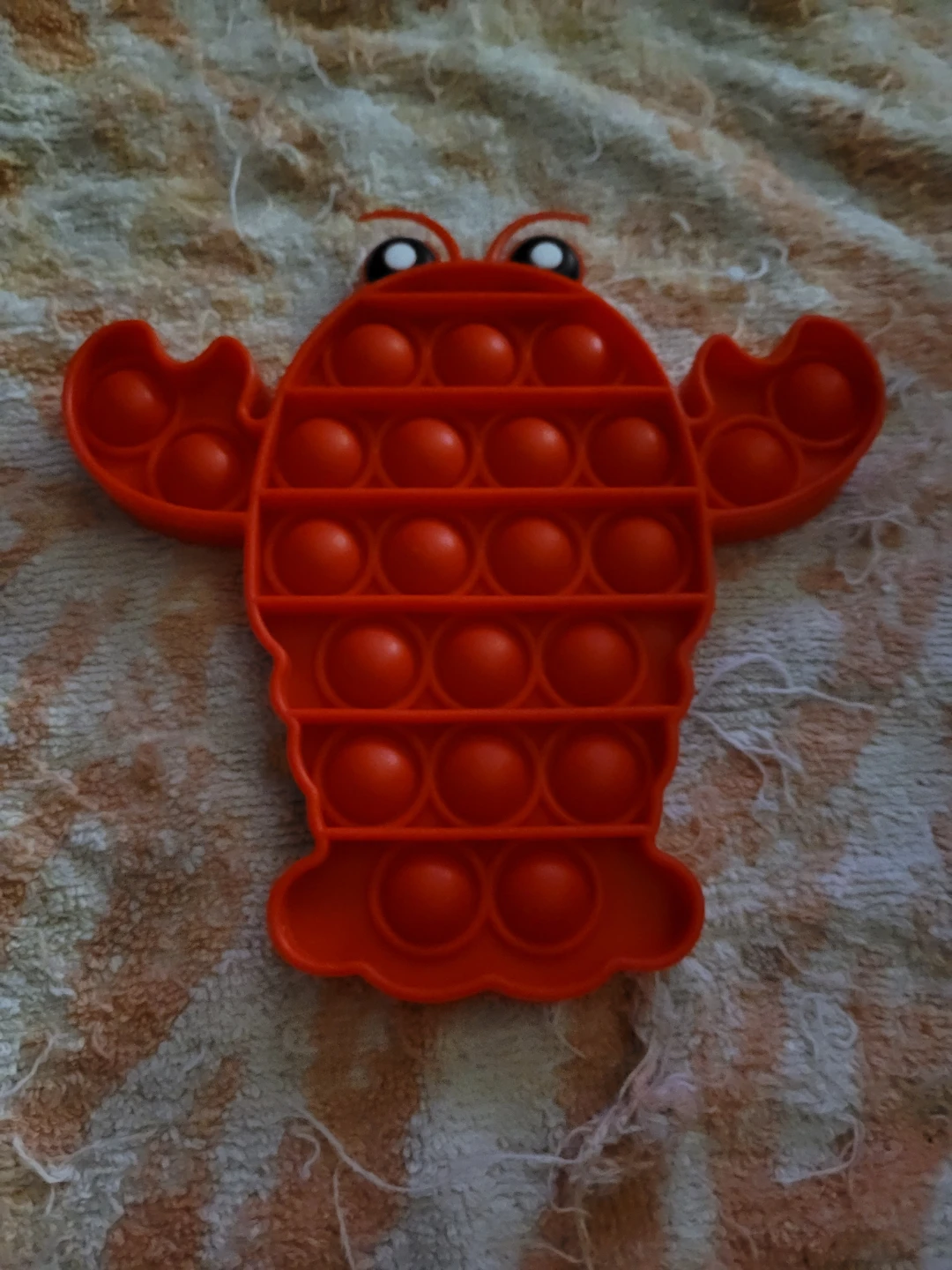 Lobster fidget pop it toy