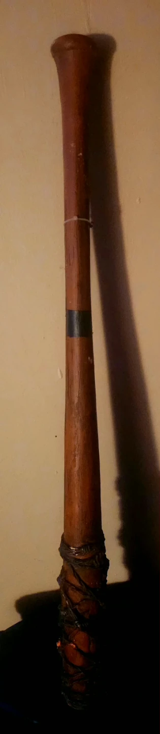 Iconic barbed wire baseball bat "Lucille" from The Walking Dead