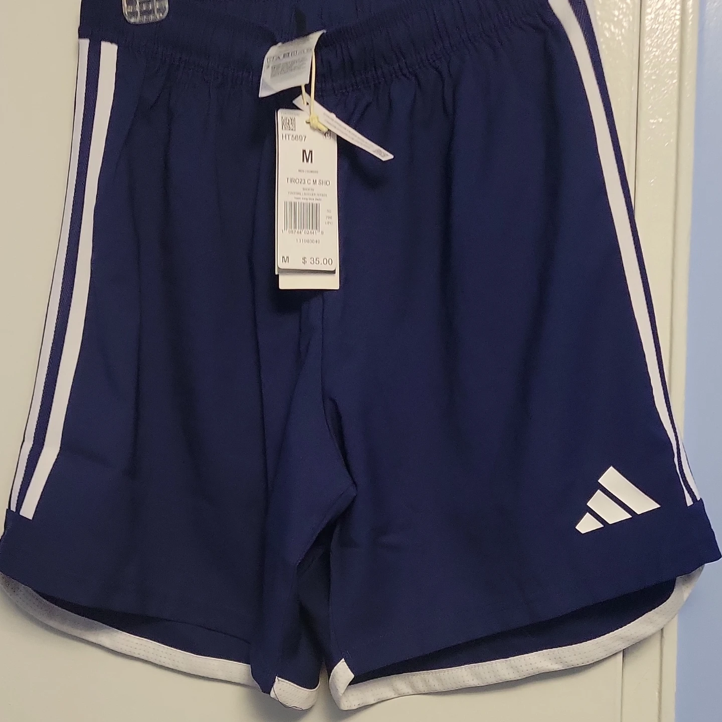 Adidas Navy Blue Soccer Shorts Size M - photo 4