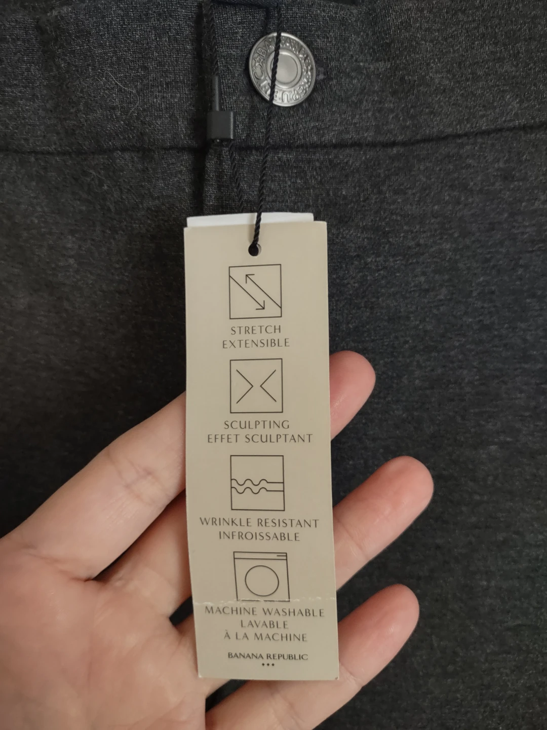 Banana Republic Grey Premium Ponte Legging Pants Size 6 - photo 4