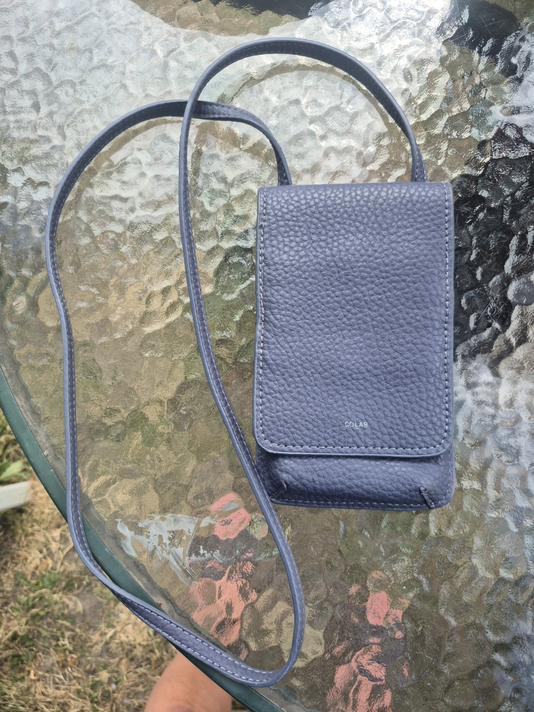 COLAB Purple Faux Leather Phone Wallet Purse