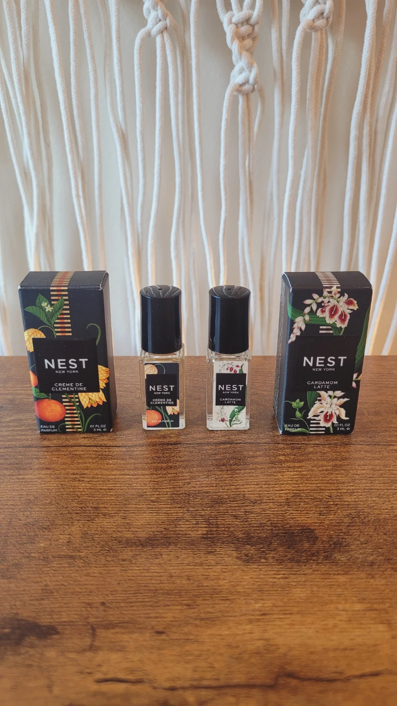 NEST Mini Perfume Set – Crème de Clementine + Cardamom Latte