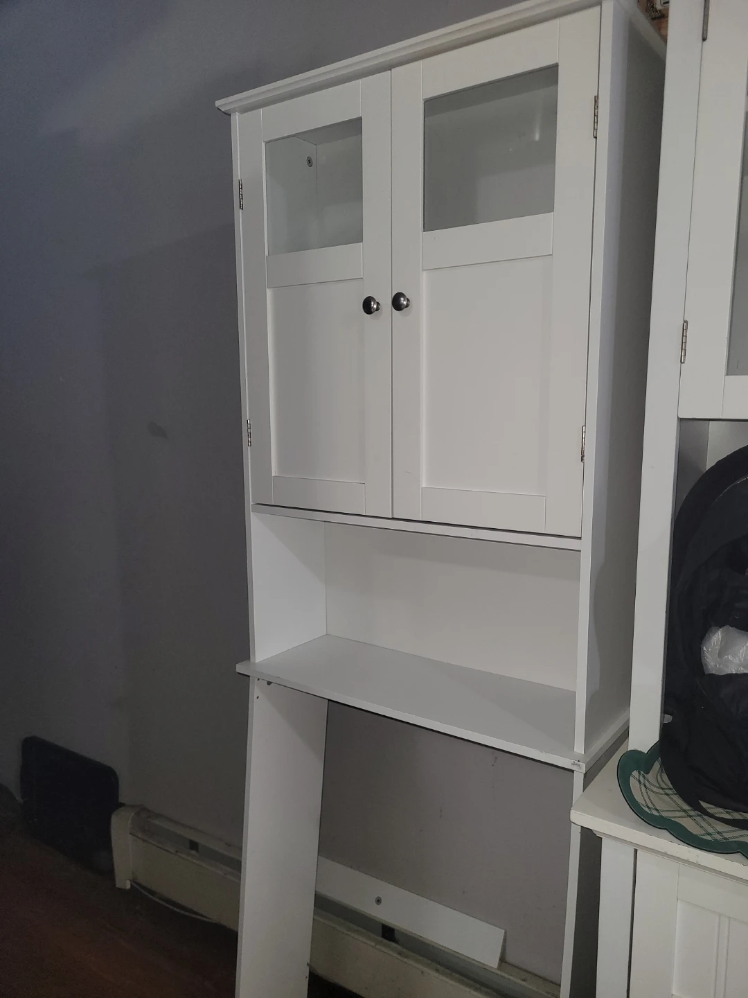 White Bathroom Storage Cabinet - photo 3