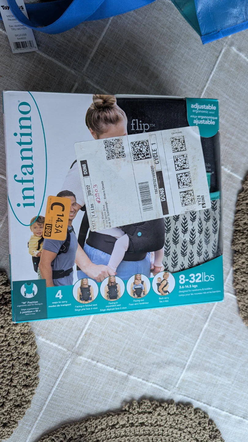 Infantino Flip Baby Carrier 4-32lbs (New in box) - photo 2