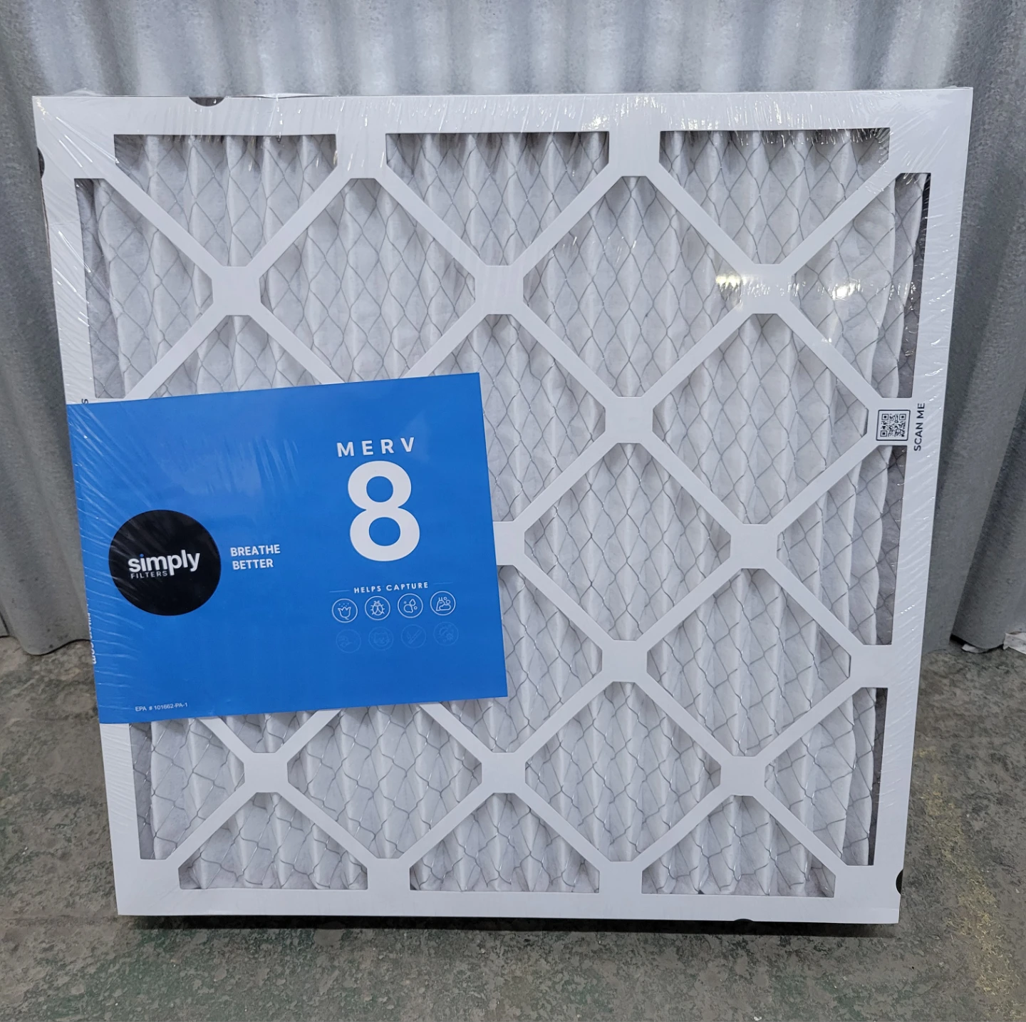 Brand new Simply Filters MERV 8 Air Filters - 20x20x1 (4-Pack)