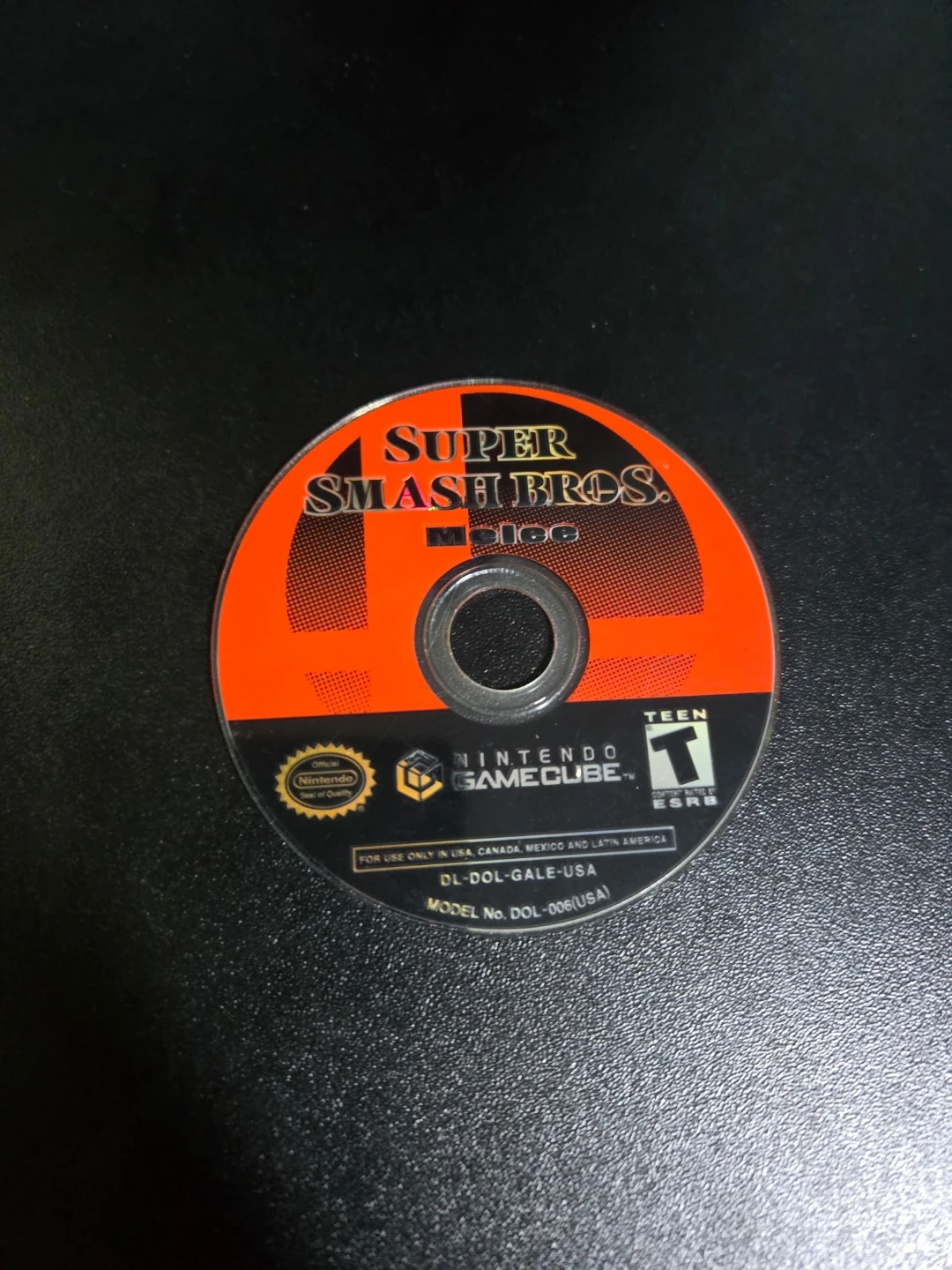 Super Smash Bros. Melee Nintendo GameCube Game Disc