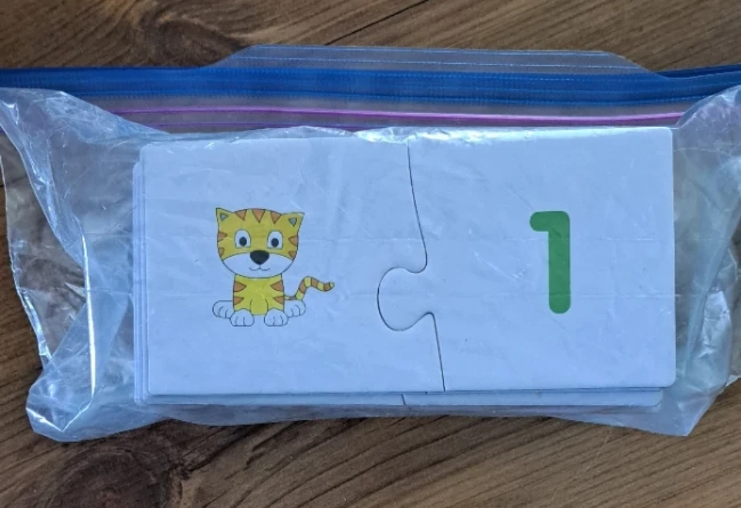 Number Puzzle Cards 1-20 - photo 2