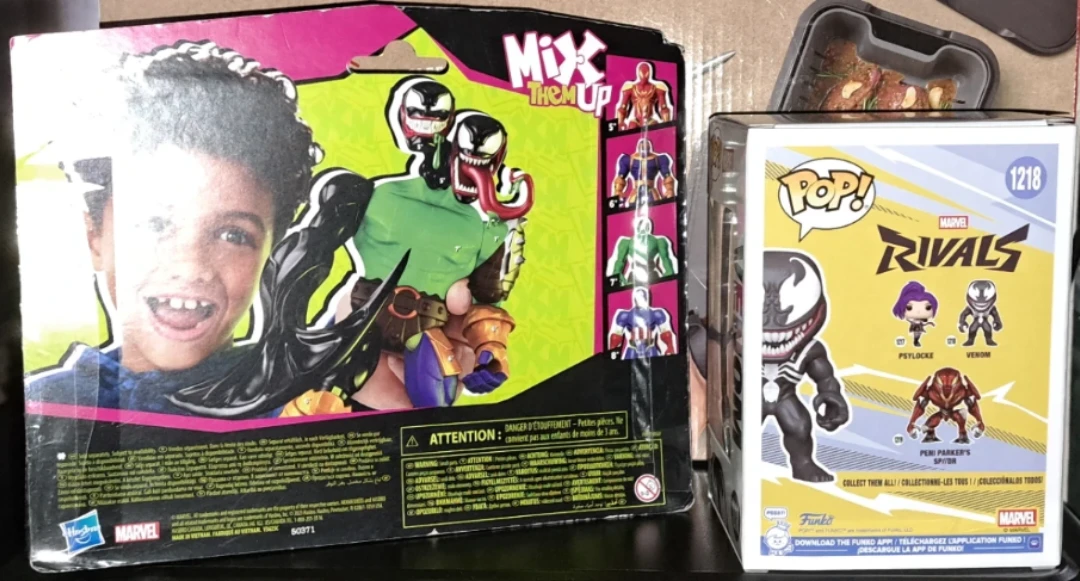 MARVEL HASBRO/ FUNKO, VENOM FIGURE & MIX MASHERS SET!! - photo 4