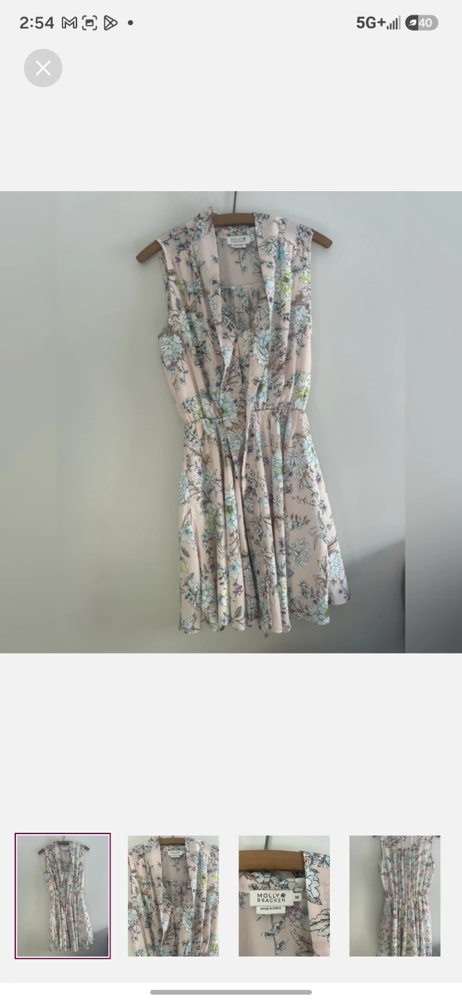 Molly Bracken floral dress size M