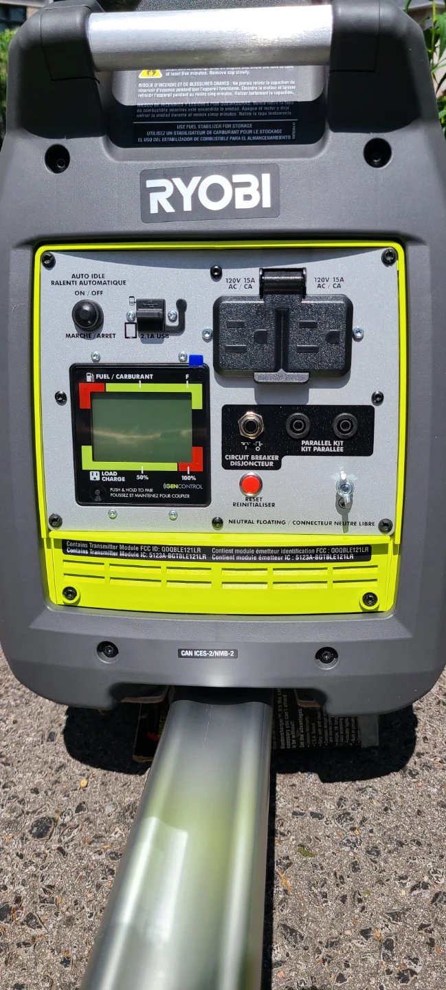 RYOBI 2,300 Watt Inverter Generator- As New In Box with Cover! - photo 5