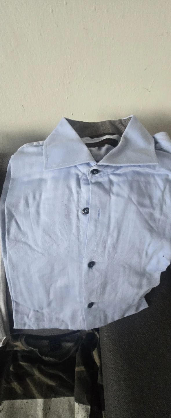 Seven Seas Men's Dress Shirt - Blue