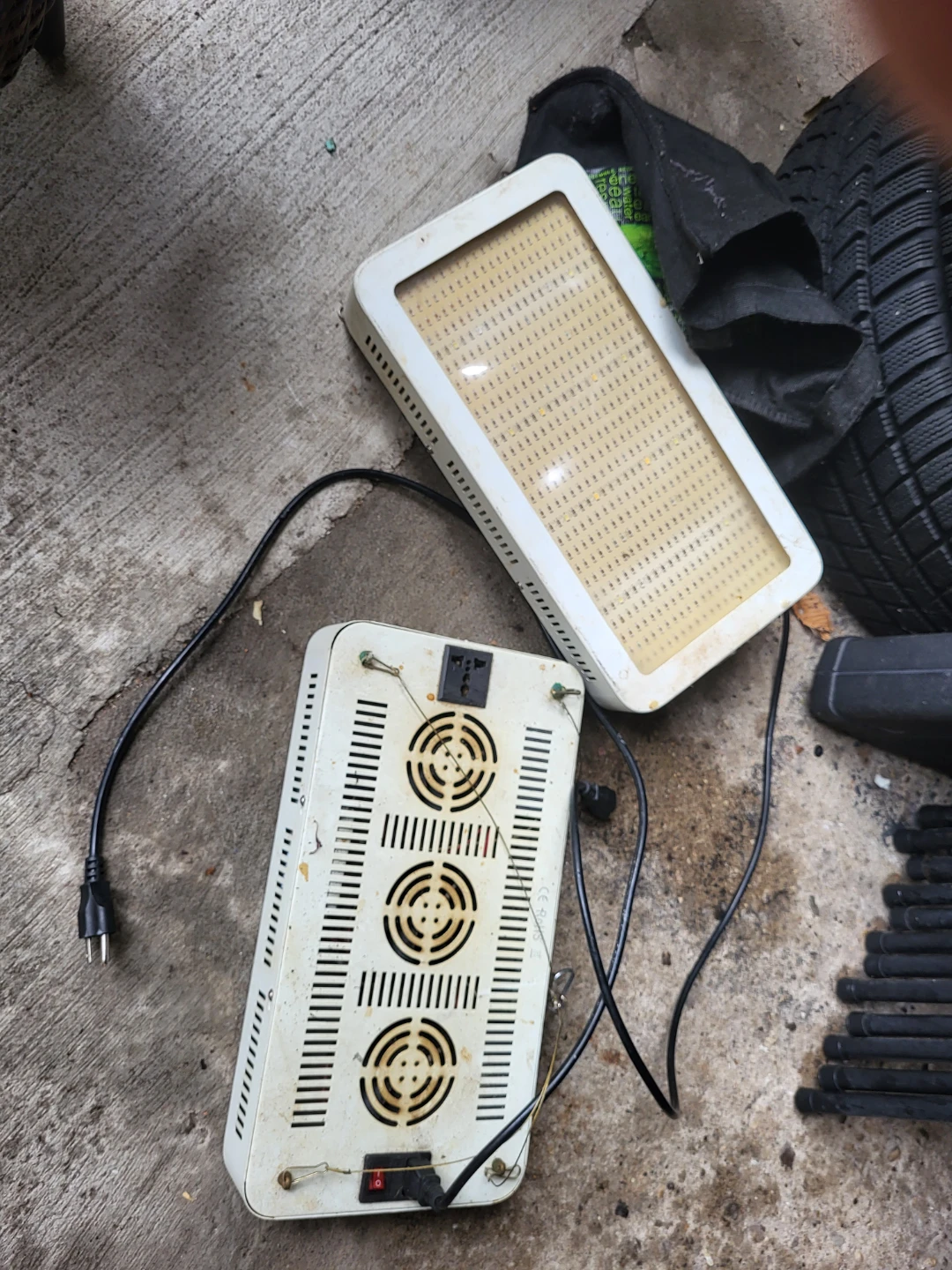 Two LED Grow Lights