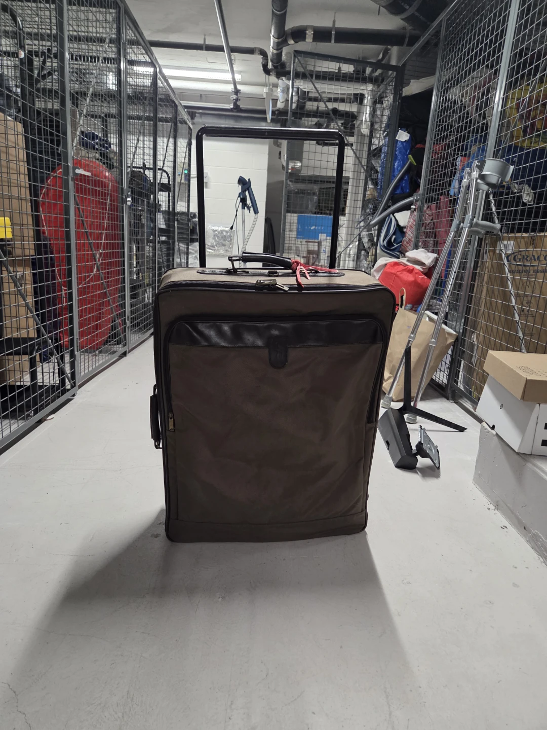 Brown Suitcase with Wheels - photo 2