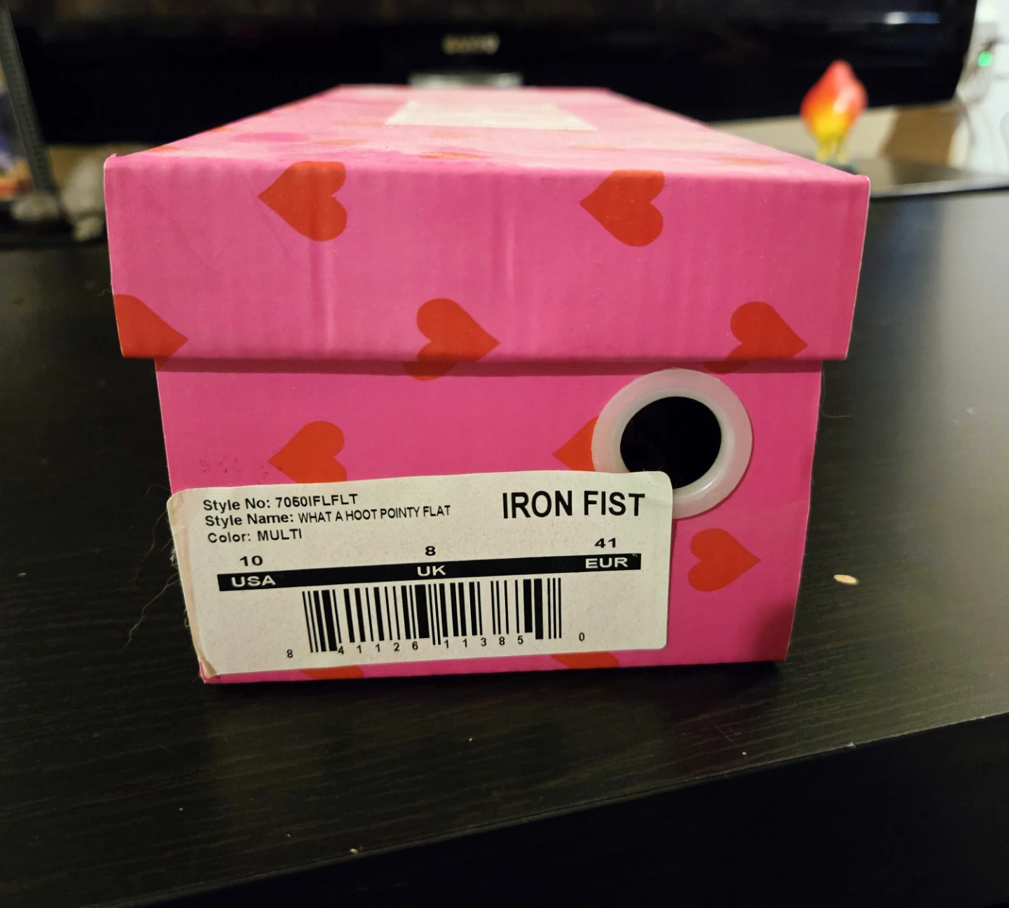 Iron Fist "Owl" Print Ballet Flats size 10 - photo 5