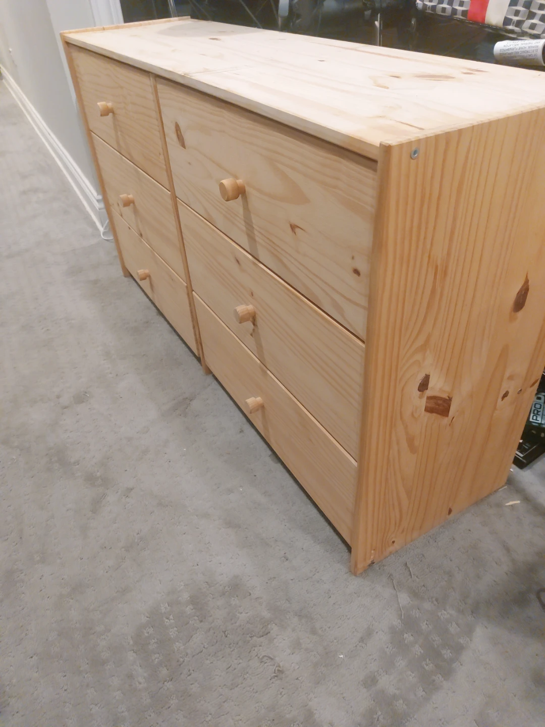 Solid Pine 6-Drawer Dresser - photo 3
