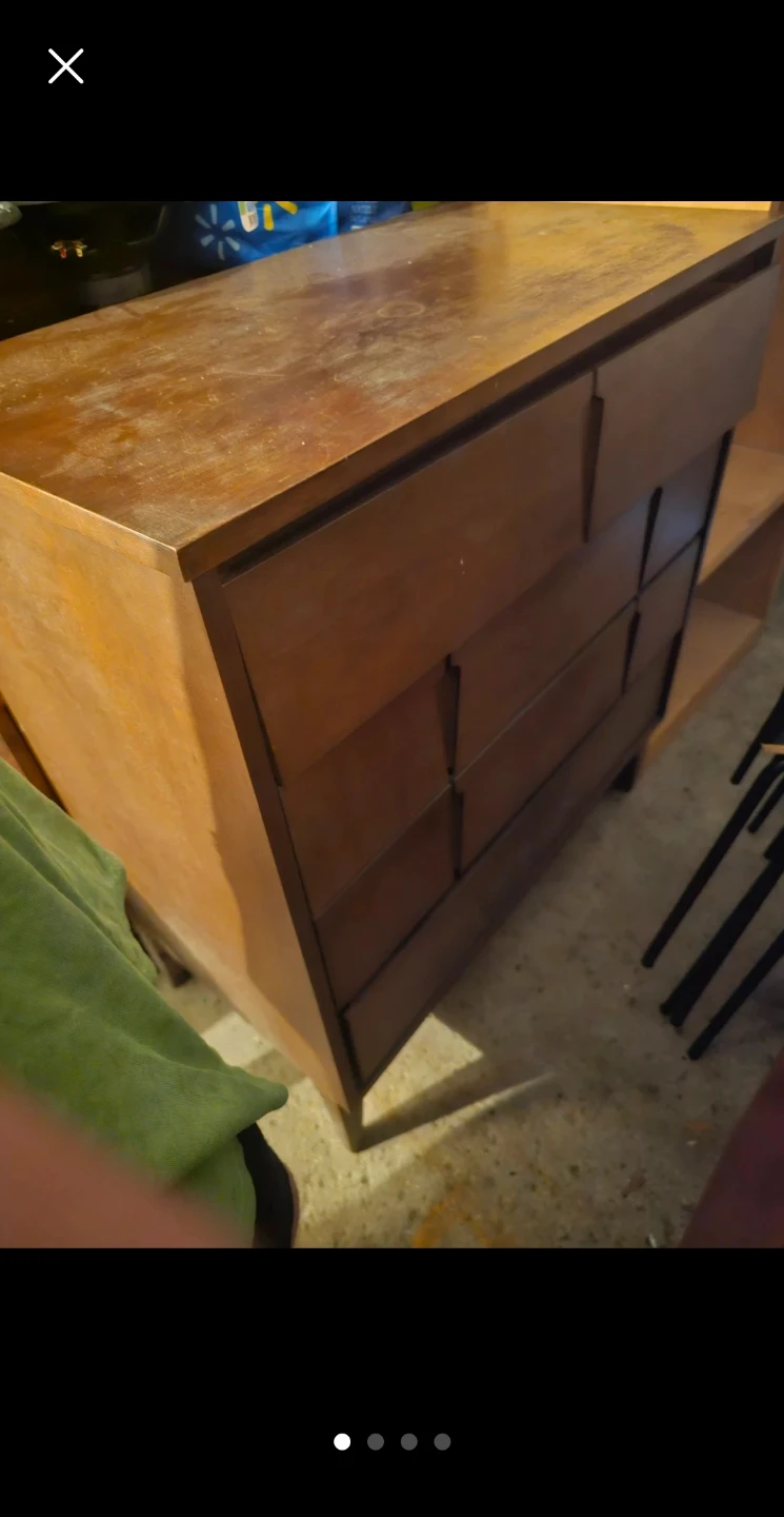 Classic dresser 50 years old solid wood - photo 5