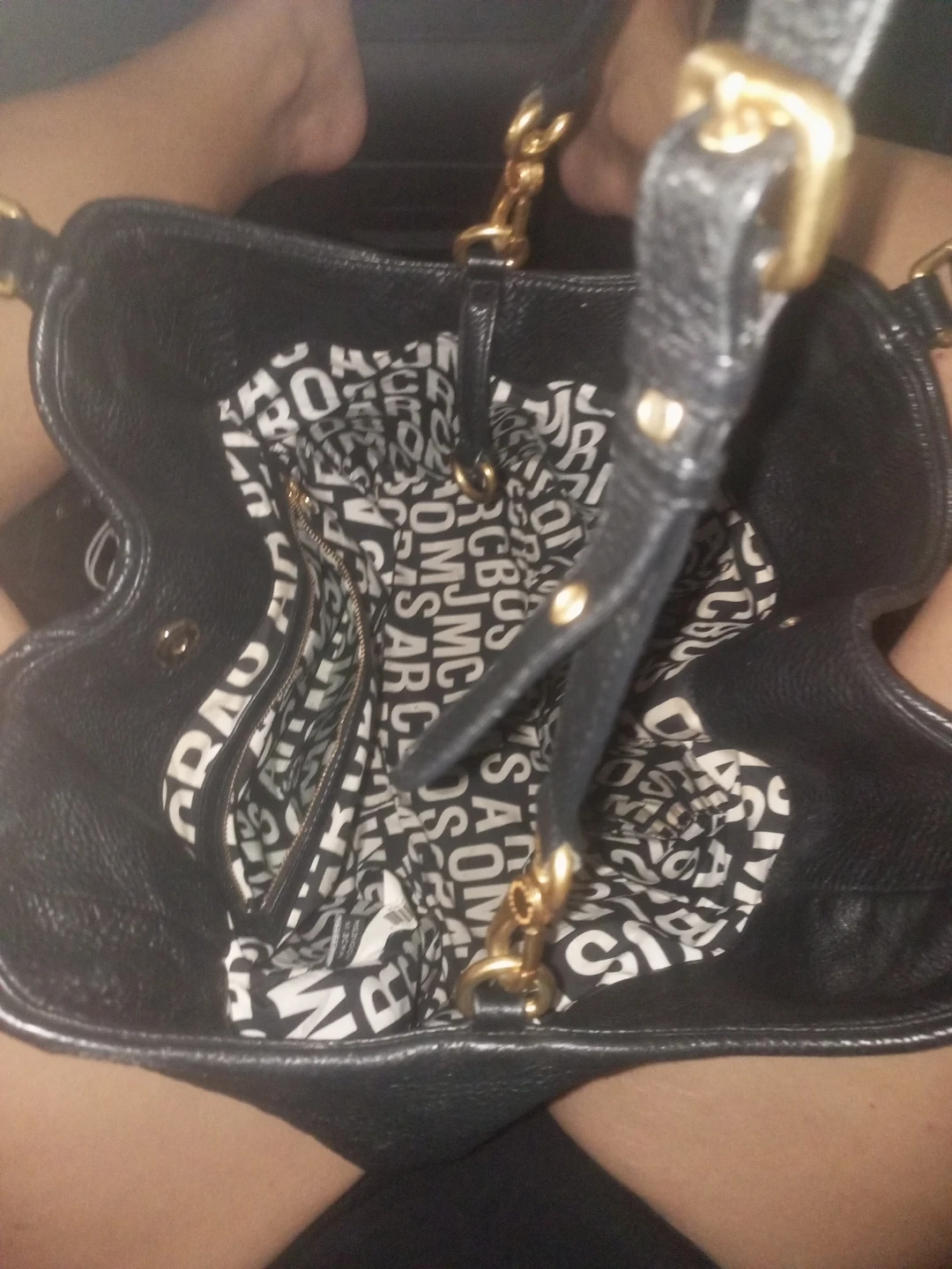 Marc by Marc Jacobs Black Leather Tote Bag - photo 2