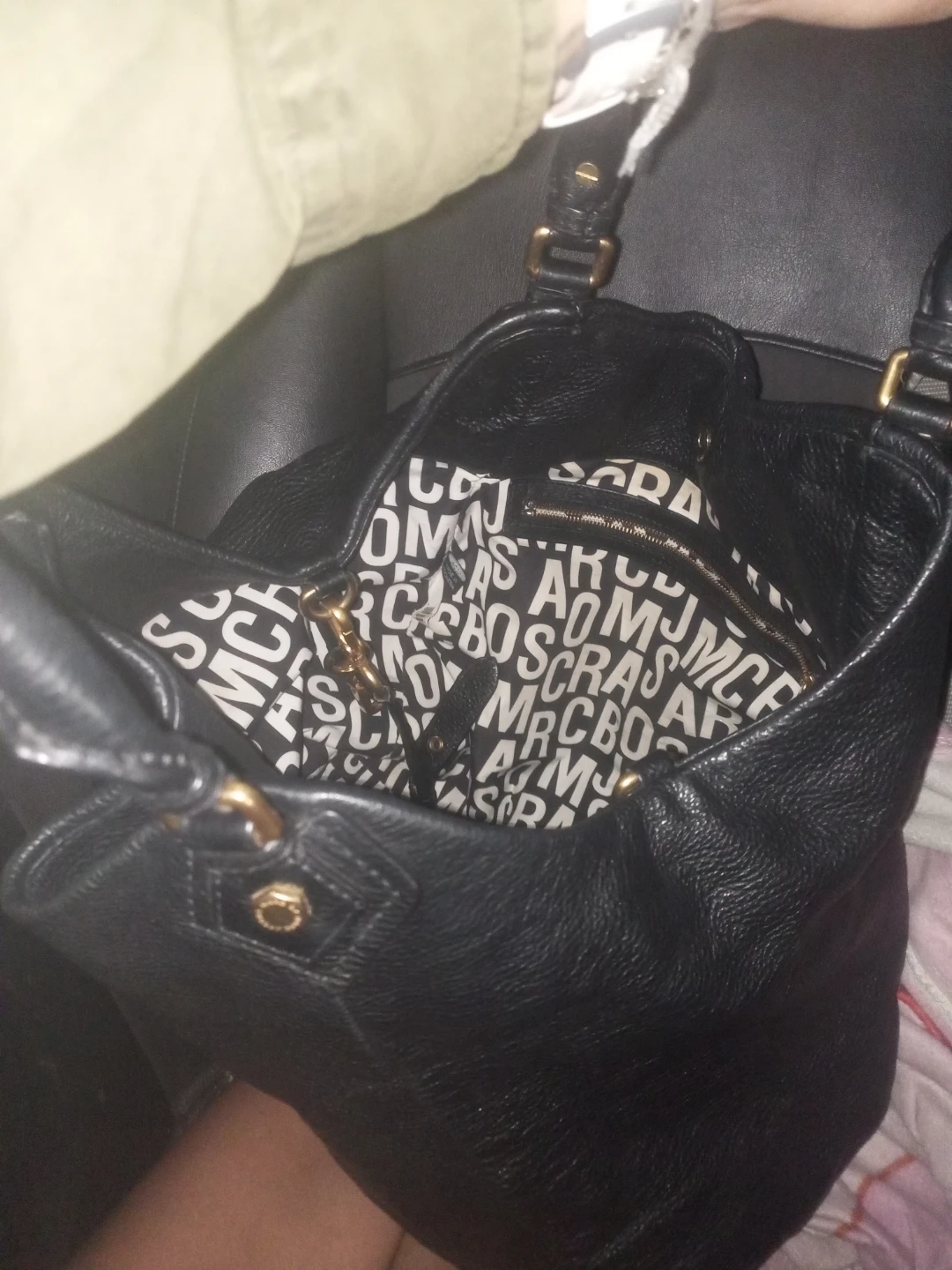Marc by Marc Jacobs Black Leather Tote Bag - photo 5