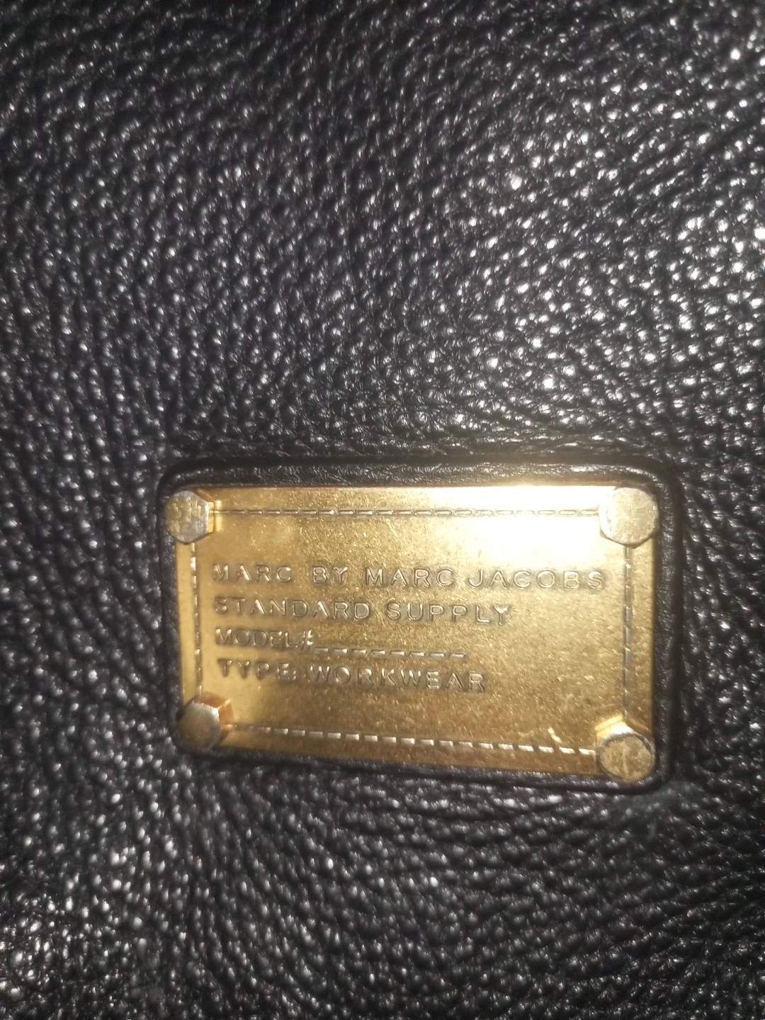 Marc by Marc Jacobs Black Leather Tote Bag