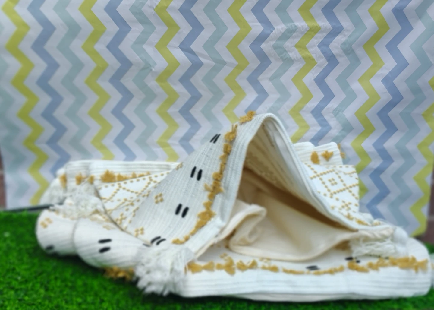 Decorative Throw Pillow Case with Tassels - photo 2