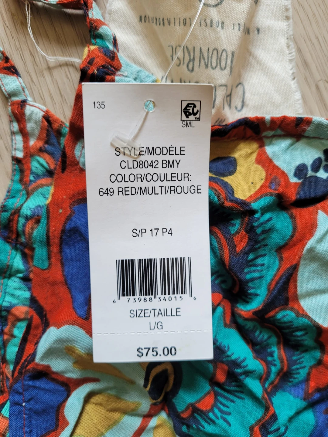 California Moon Rise Floral Dress L/G