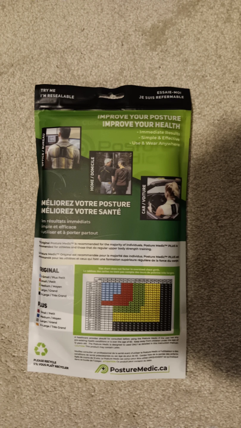 Posture Medic Posture Corrector - Medium - photo 2