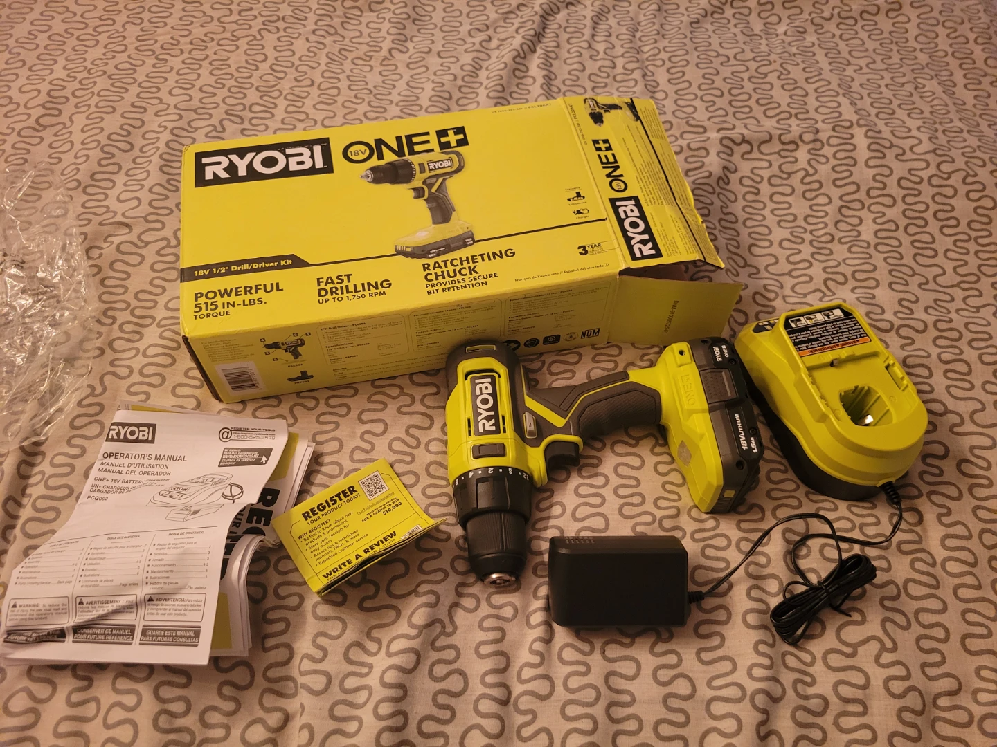 Ryobi ONE+ 18V 1/2" Drill/Driver Kit - photo 2