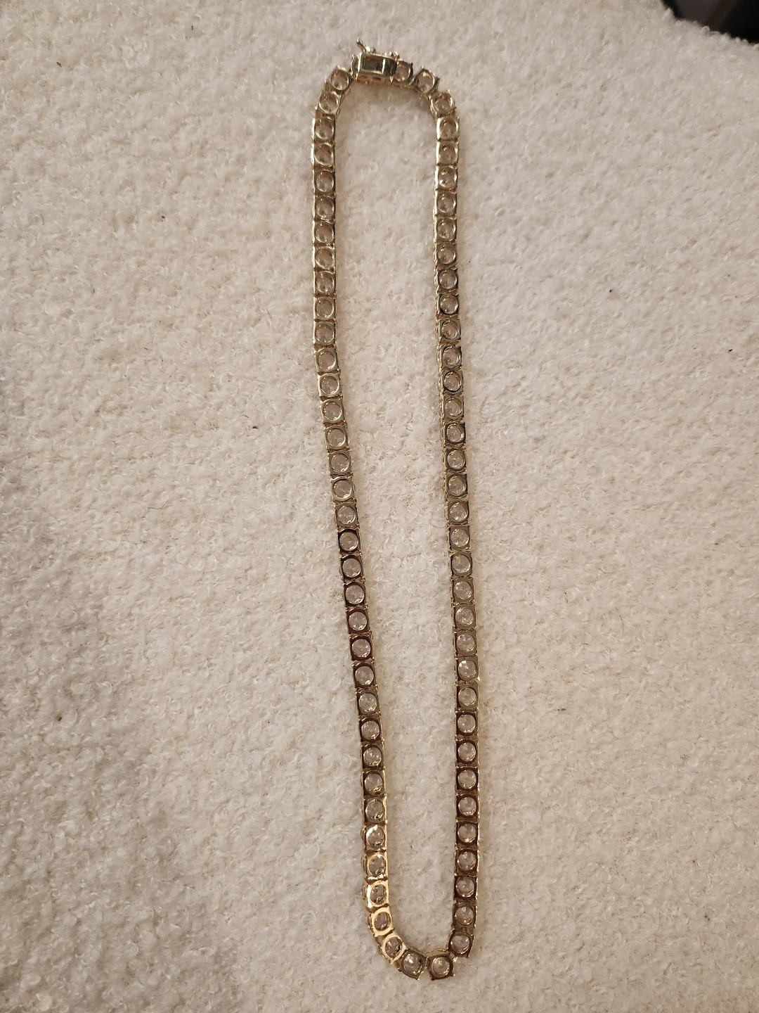 Gold Plated Cubic Zirconia Tennis Necklace - photo 2