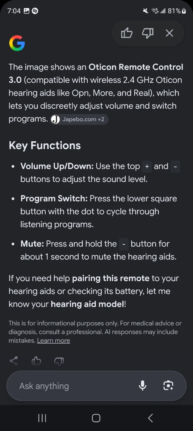 Oticon Remote Control 3.0 - photo 2