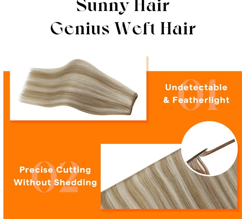 Sunny Hair Genius Weft Human Hair Extensions - photo 4