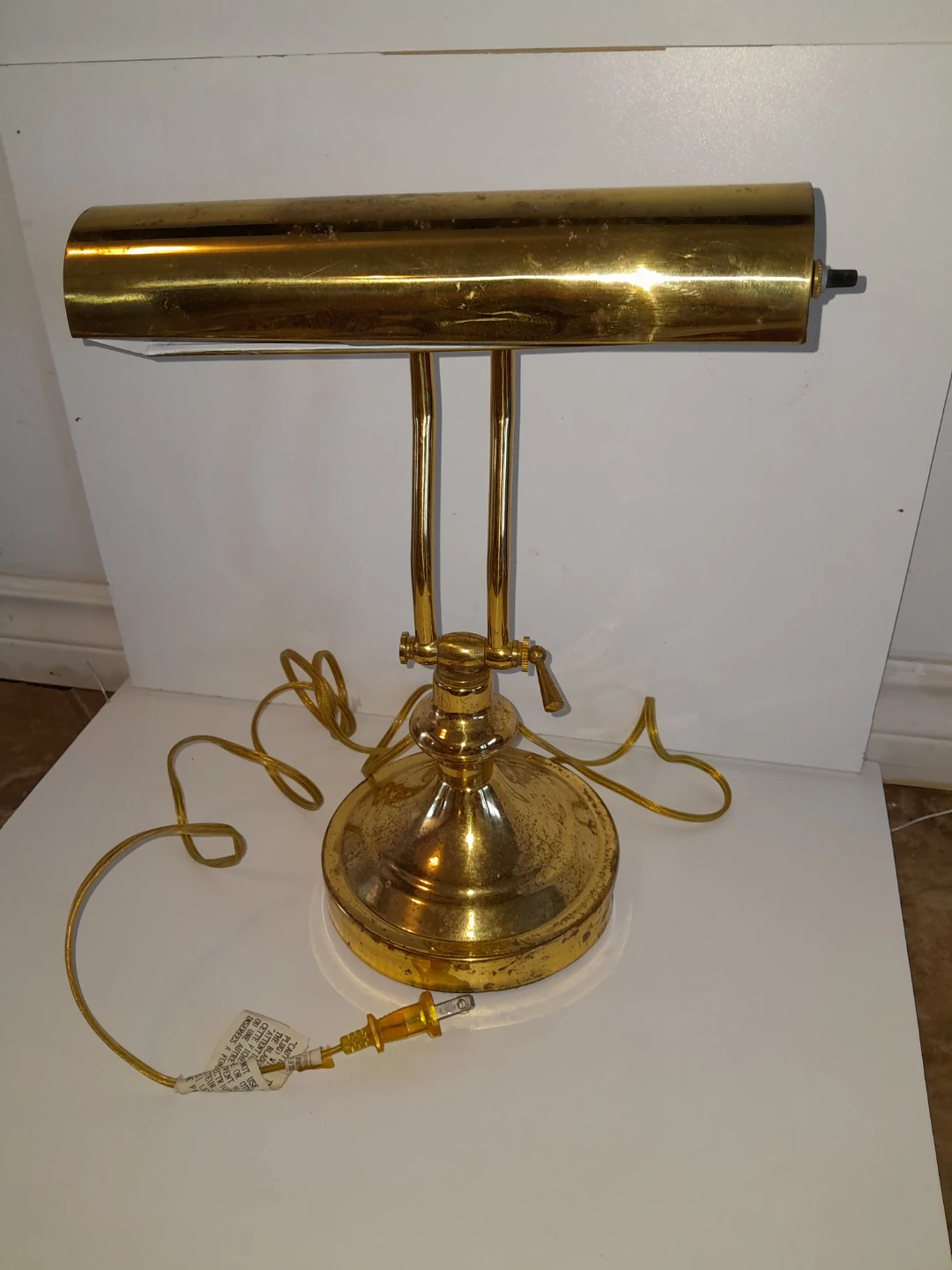 Vintage Adjustable golden heat lamp