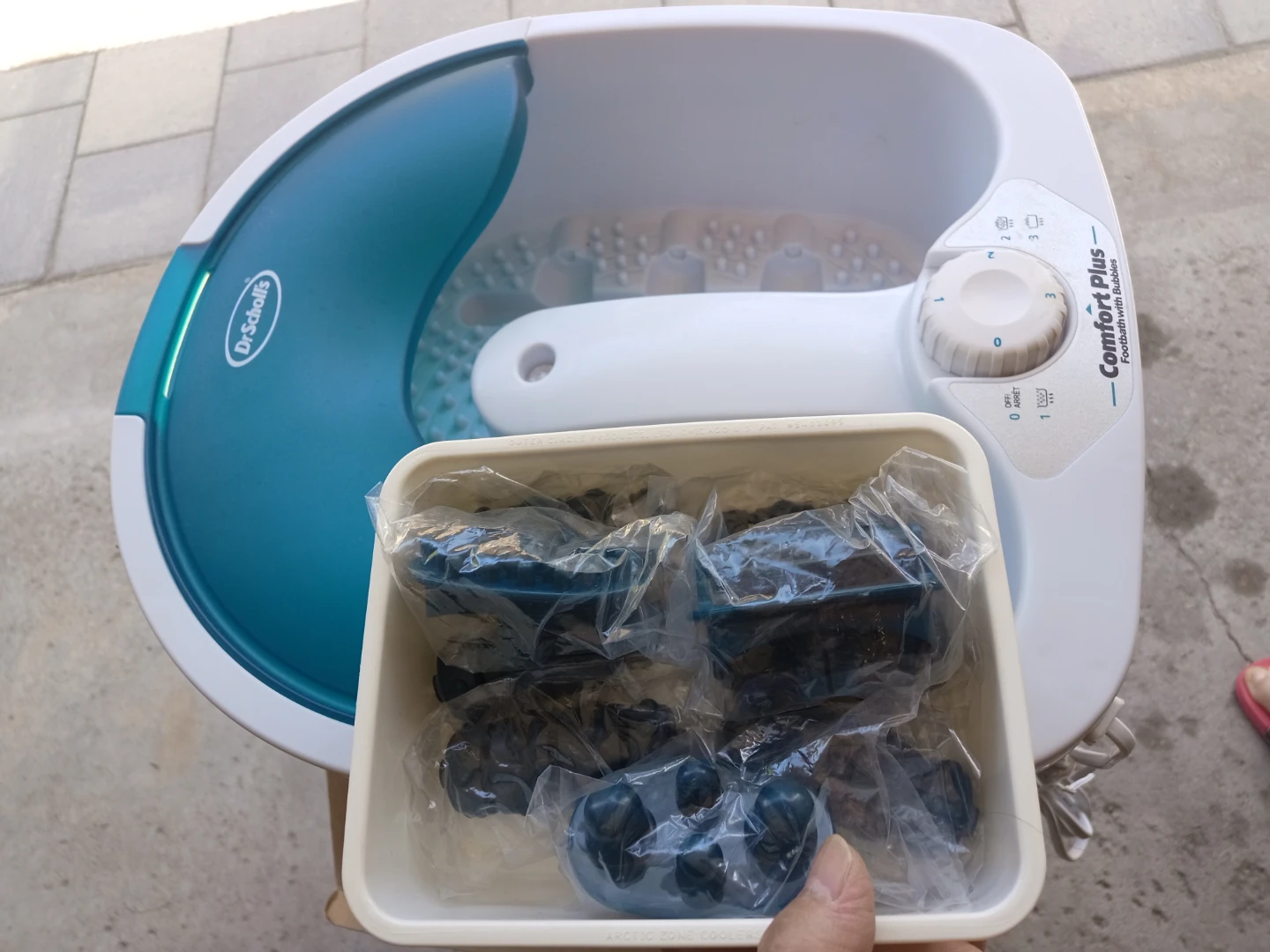 Brand New-Dr. Scholl's Comfort Plus Footbath with Bubbles - photo 4