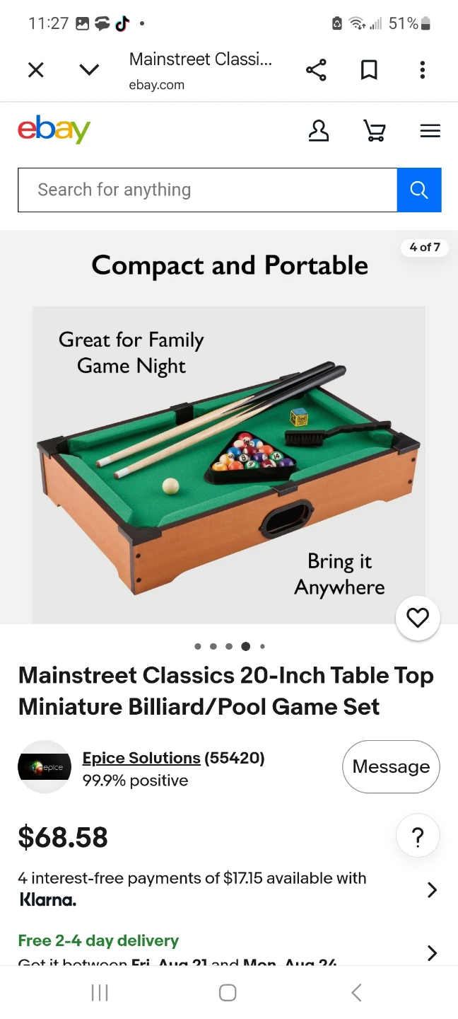 Mainstreet Classics 20-Inch Table Top Game Set - photo 4