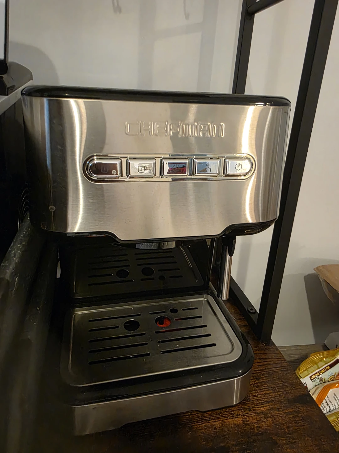 Chefman Espresso Machine with Milk Steamer