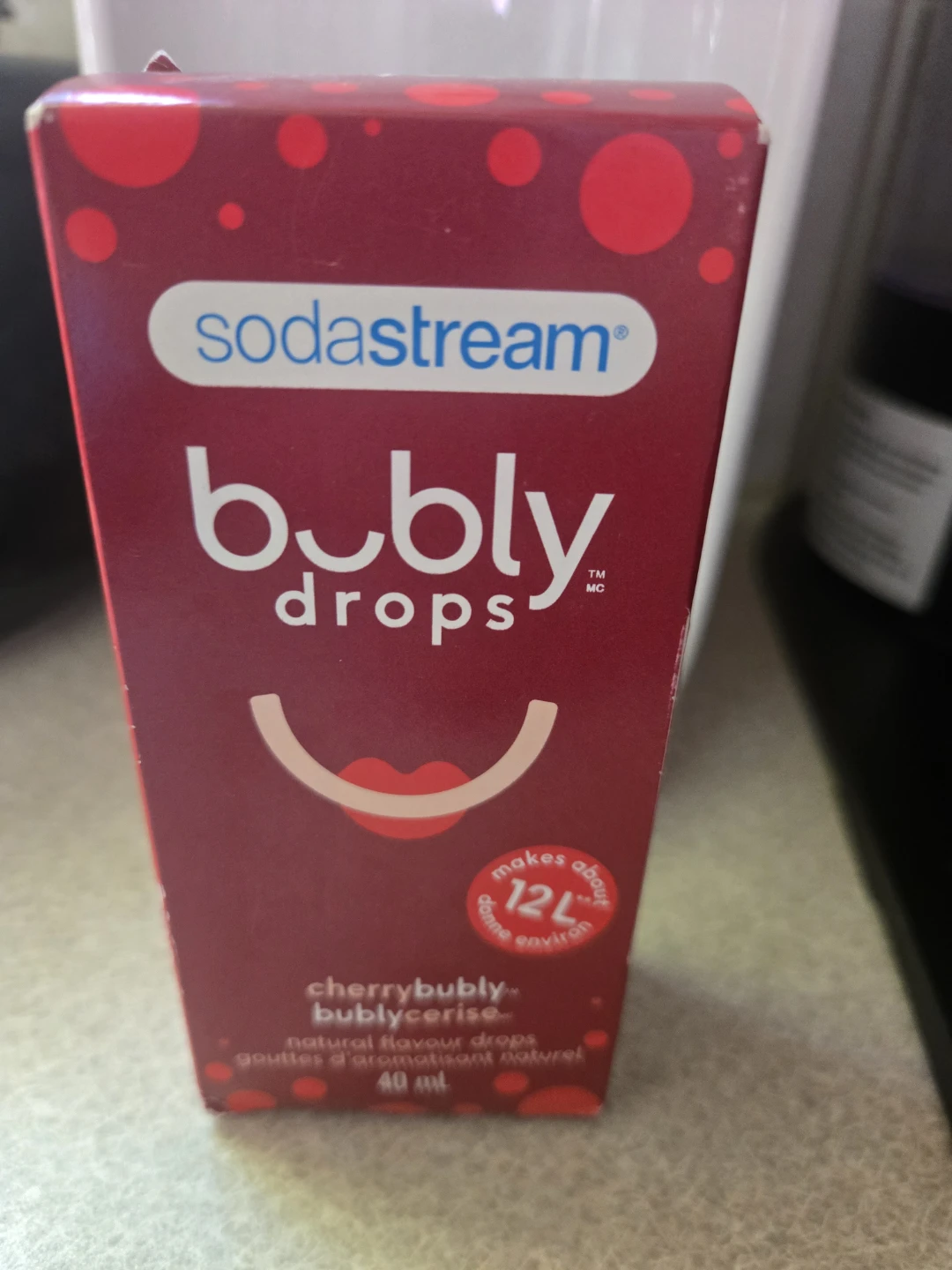 SodaStream Bubly Drops Cherry Flavour 40 ml