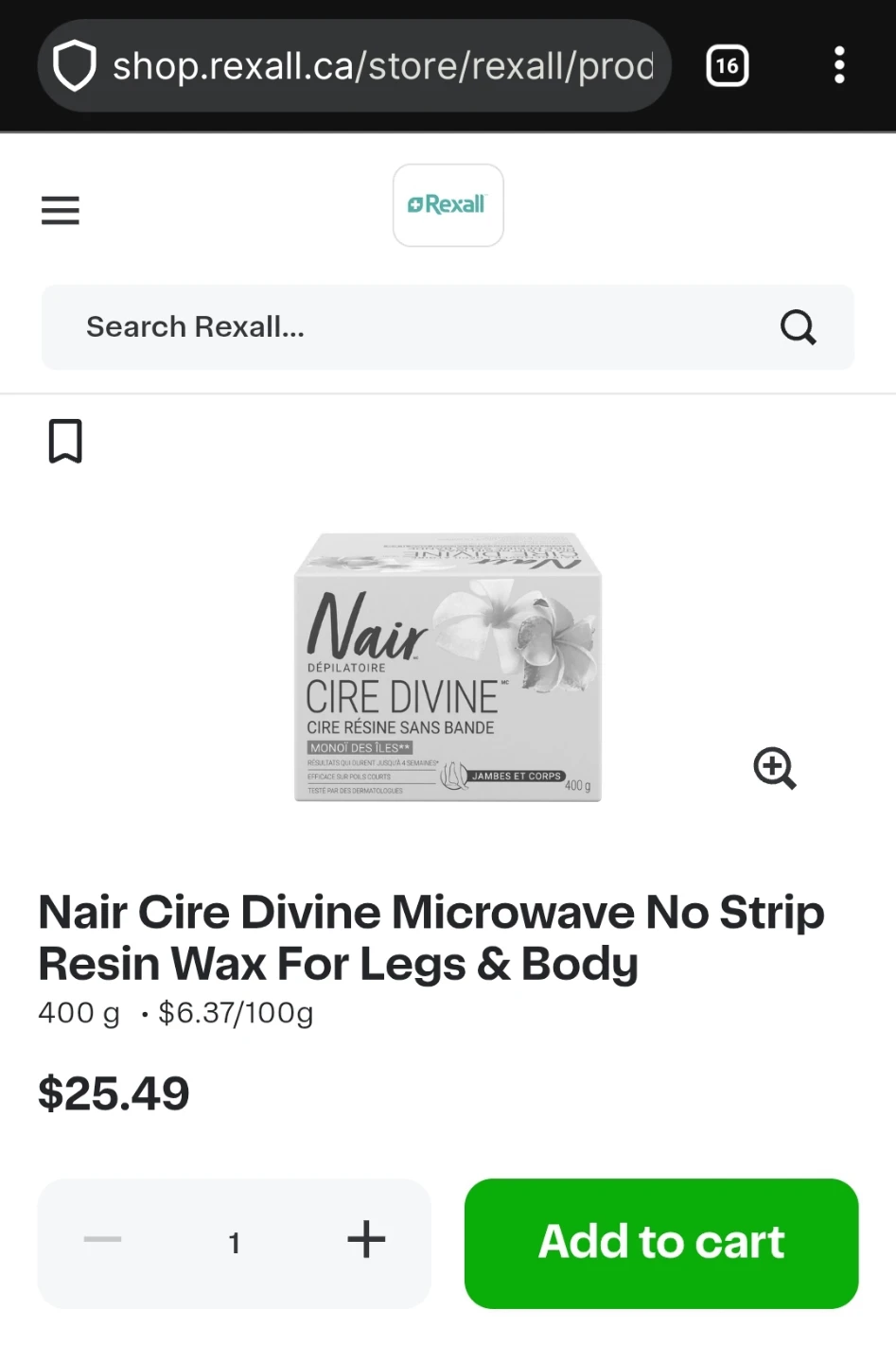 New Nair Cire Divine wax - photo 4