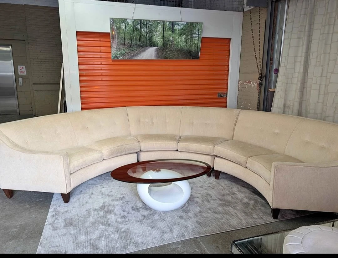 ROWE FURNITURE CURVED MODULAR SECTIONAL - MID-CENTURY STYLE