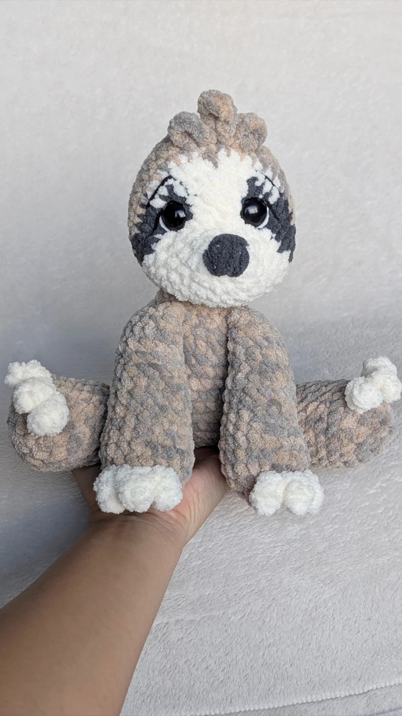 Handmade Crochet Sloth Plushie - photo 3