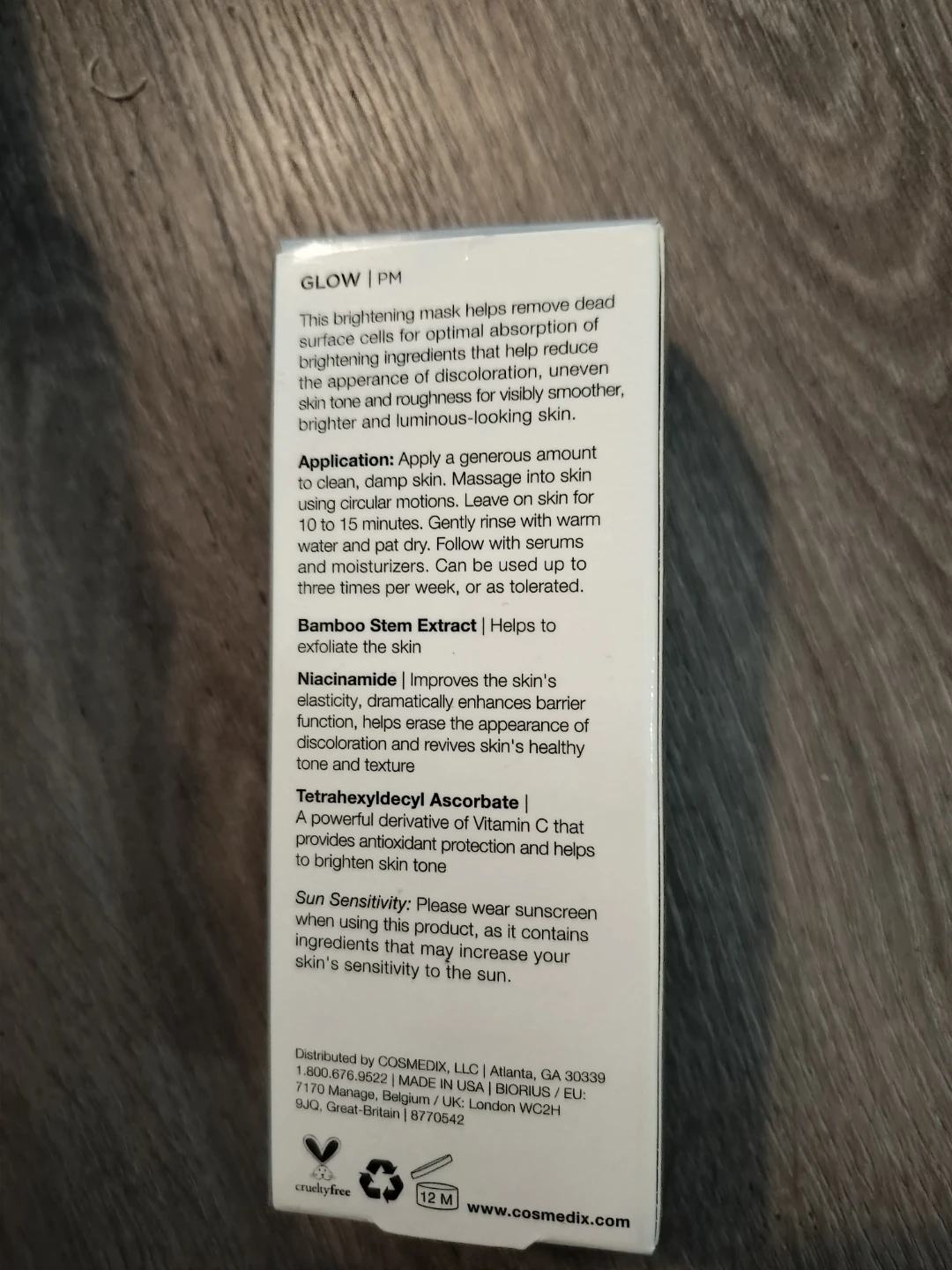 Cosmedix Glow Bamboo Brightening Mask - photo 3