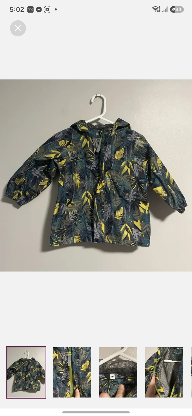 MEC Infant/Baby Rain Jacket - 18 Months