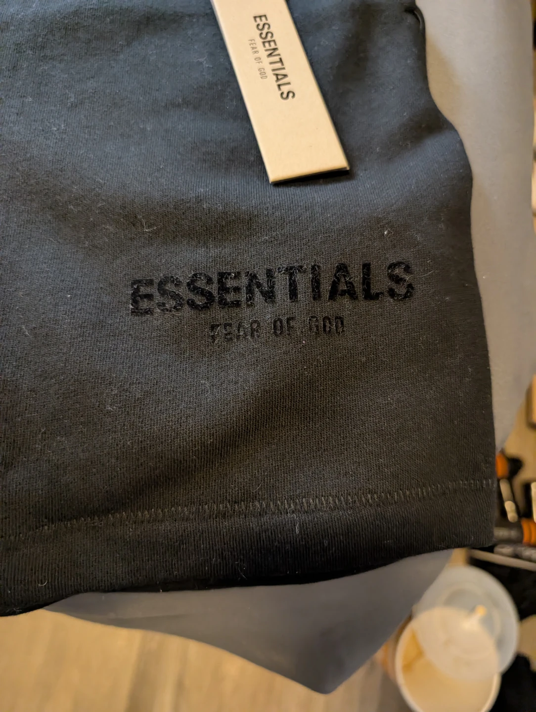 Fear of God Essentials Sweat Shorts Black - photo 2