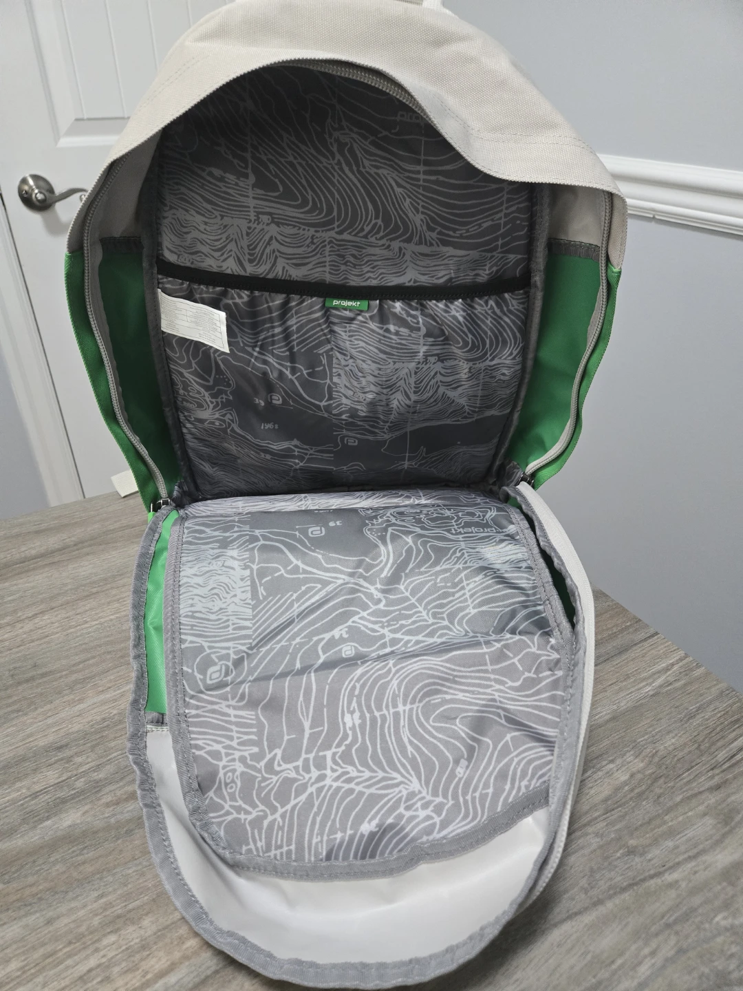 Projekt Green and Grey Canvas Backpack - photo 3