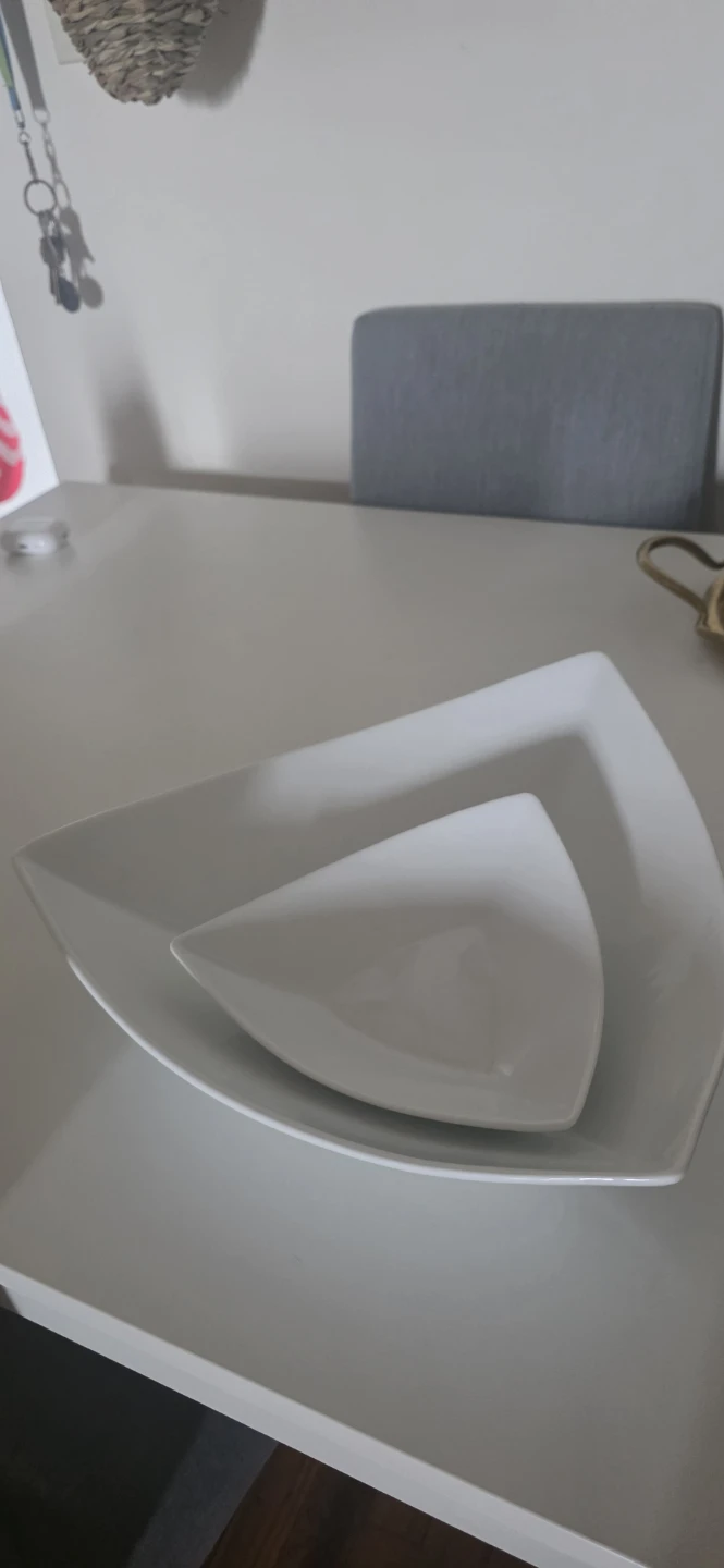 2 set triangular plates