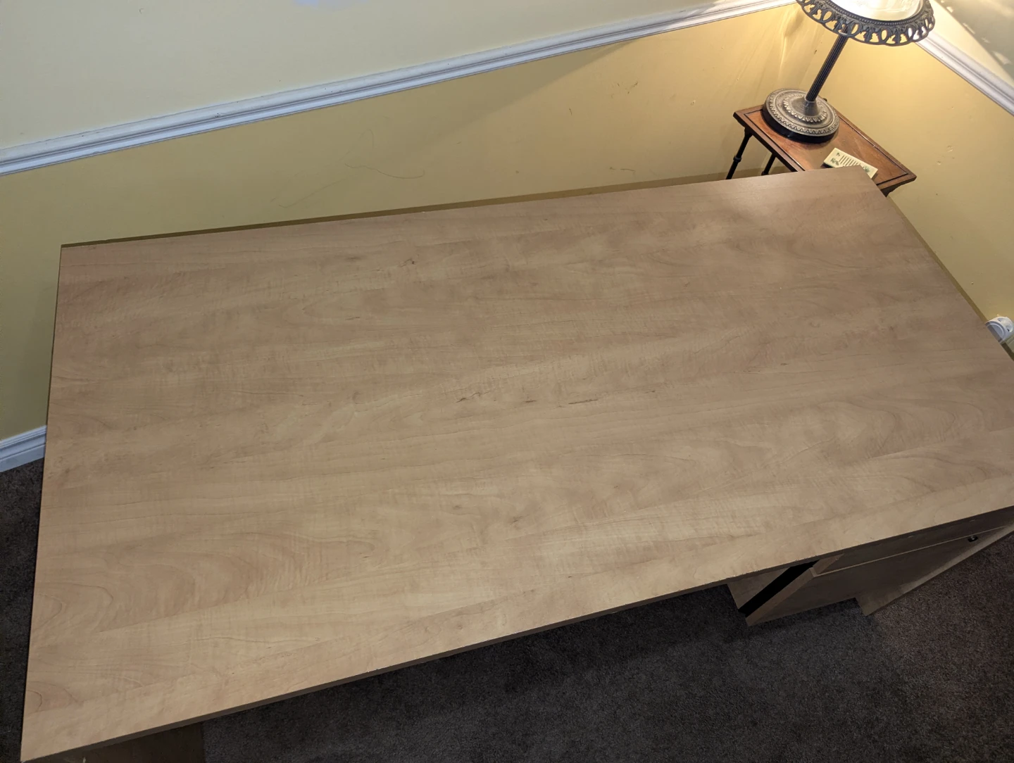 Light Wood Desk with Drawer - photo 4