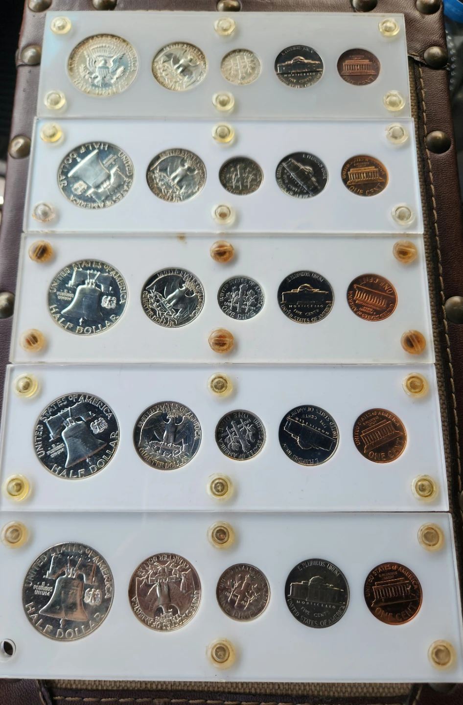 US Proof Coin Sets lot of 5 90% silver - photo 2